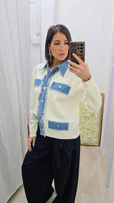 CARDIGAN DENIM ART.69105